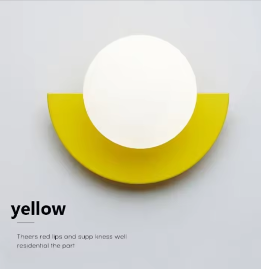 Modern Semicircle LED Wall Light