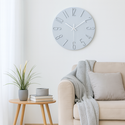 Modern Silent Quartz Wall Clock Minimalist Home Decor