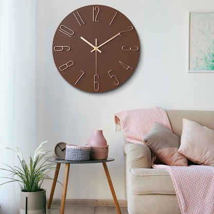 Modern Silent Quartz Wall Clock Minimalist Home Decor