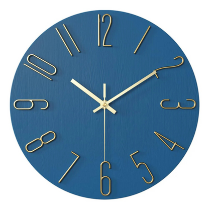 Modern Silent Quartz Wall Clock Minimalist Home Decor