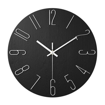 Modern Silent Quartz Wall Clock Minimalist Home Decor