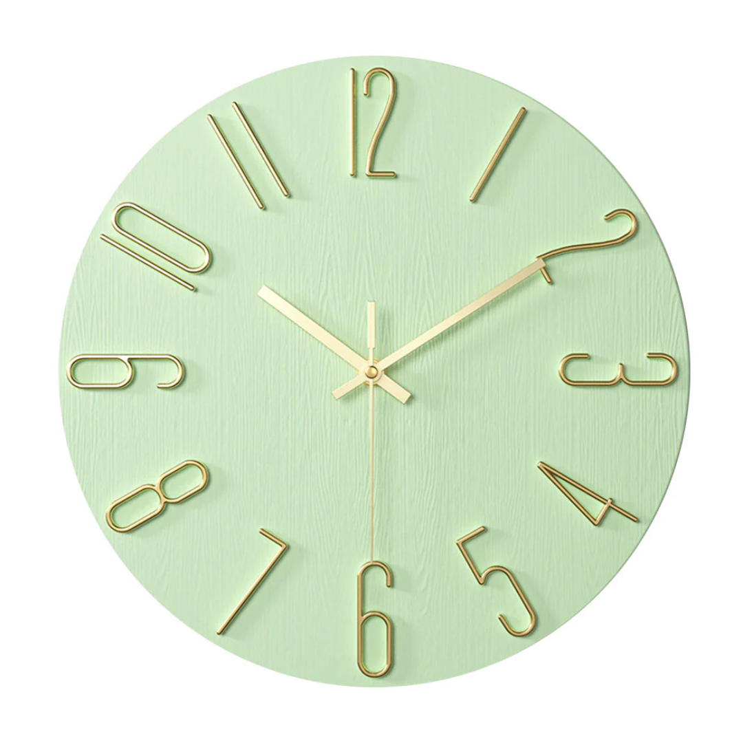 Modern Silent Quartz Wall Clock Minimalist Home Decor
