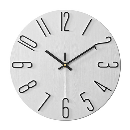 Modern Silent Quartz Wall Clock Minimalist Home Decor