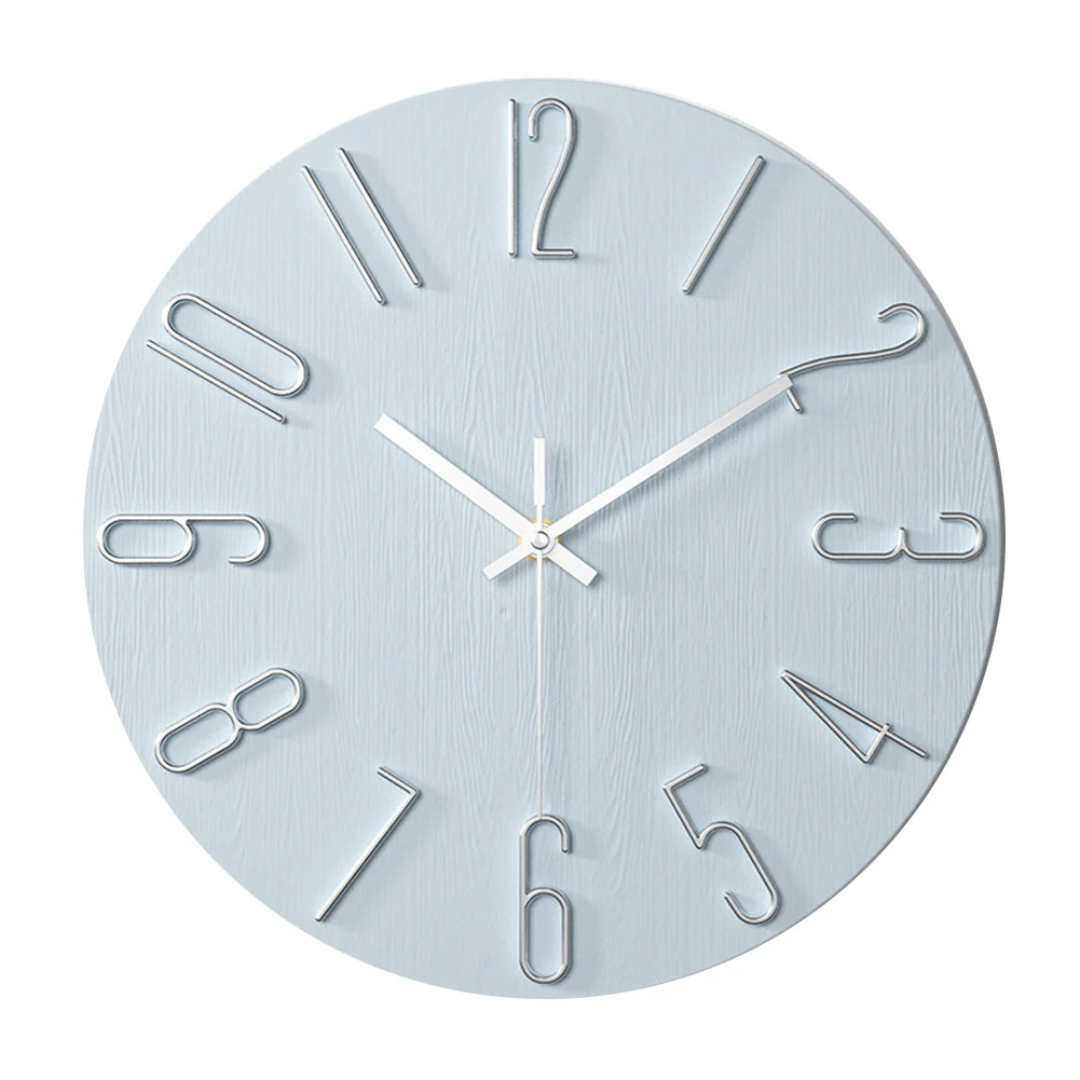 Modern Silent Quartz Wall Clock Minimalist Home Decor