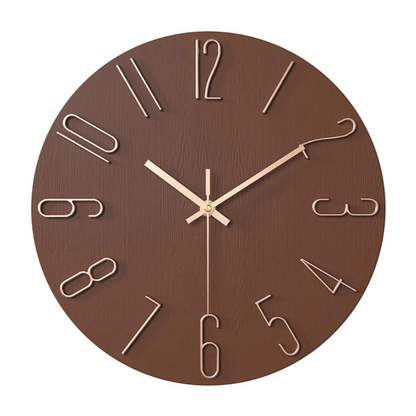 Modern Silent Quartz Wall Clock Minimalist Home Decor