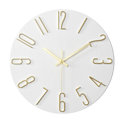 Modern Silent Quartz Wall Clock Minimalist Home Decor