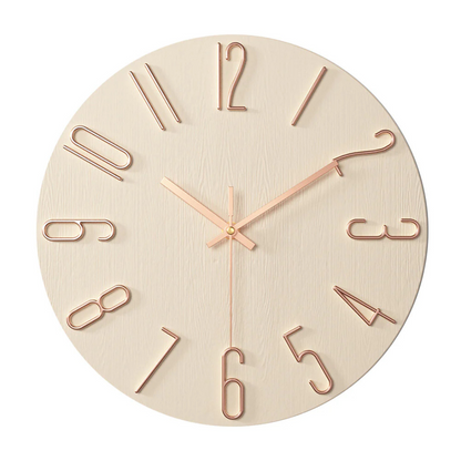 Modern Silent Quartz Wall Clock Minimalist Home Decor