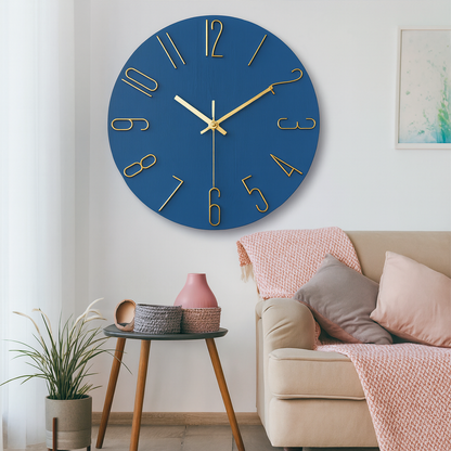 Modern Silent Quartz Wall Clock Minimalist Home Decor