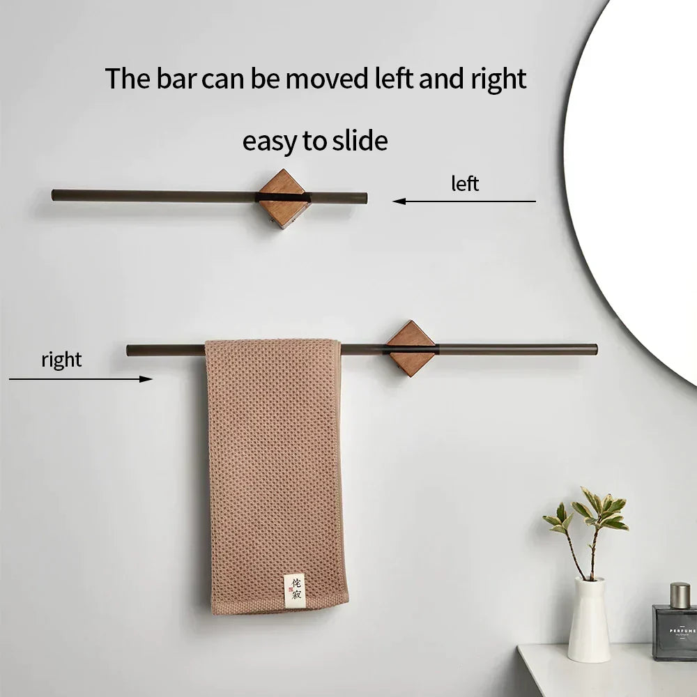 Modern Stainless Steel Wall Mounted Towel Holder