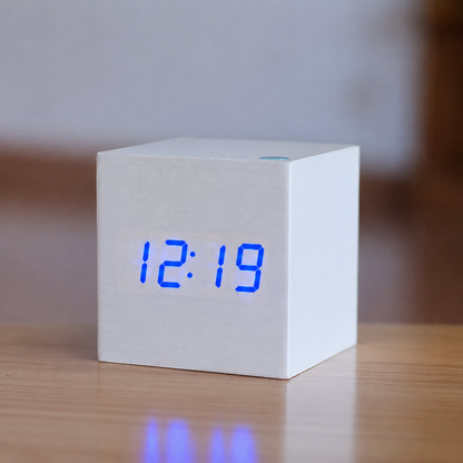 Modern Wooden Digital LED Alarm Clock