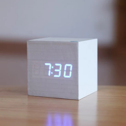 Modern Wooden Digital LED Alarm Clock