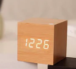 Modern Wooden Digital LED Alarm Clock