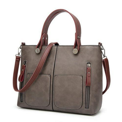 Molizon – Women's Vintage PU Leather Shoulder Bag with Adjustable Crossbody Strap