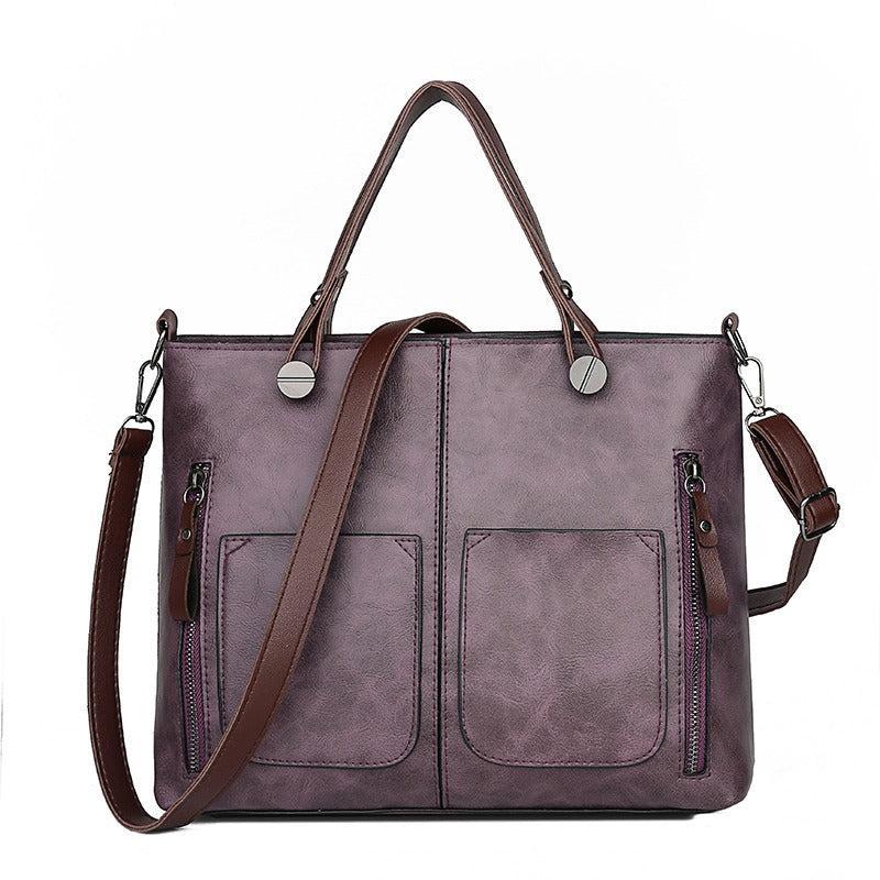 Molizon – Women's Vintage PU Leather Shoulder Bag with Adjustable Crossbody Strap