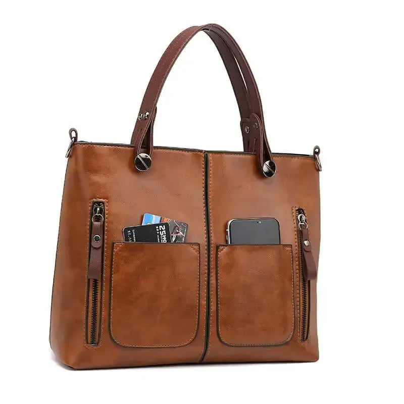 Molizon – Women's Vintage PU Leather Shoulder Bag with Adjustable Crossbody Strap