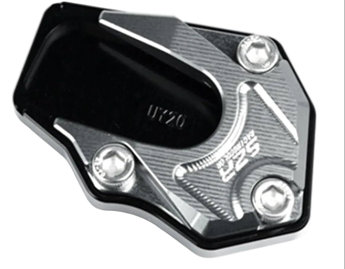 Motorcycle Kickstand Extension Pad Aluminum Side Stand Plate