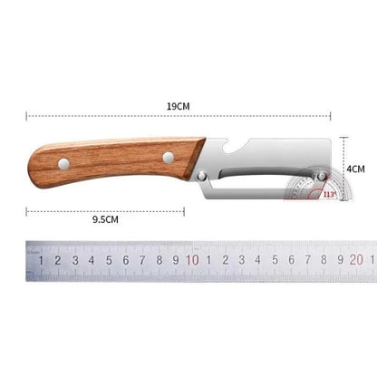 Multi Blade Stainless Steel Vegetable Peeler with Ergonomic Handle