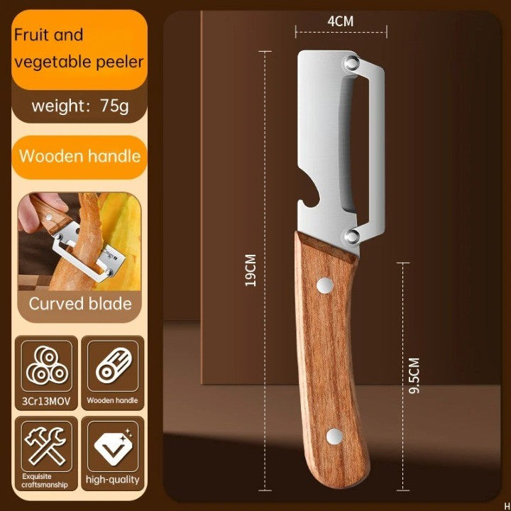Multi Blade Stainless Steel Vegetable Peeler with Ergonomic Handle