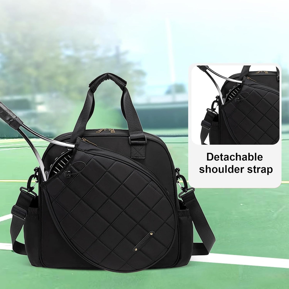 Multi Compartment Tennis Padel Racket Storage Bag