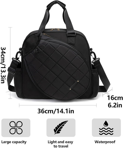 Multi Compartment Tennis Padel Racket Storage Bag