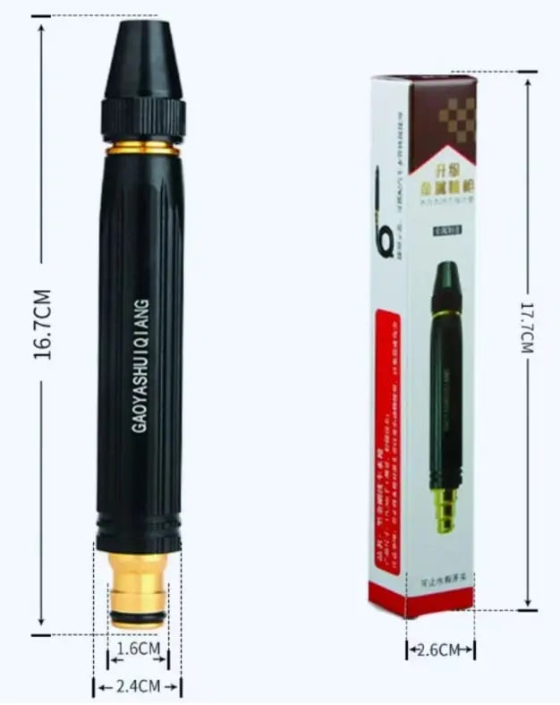 Multi-Jet High Pressure Garden Hose Cleaning Nozzle