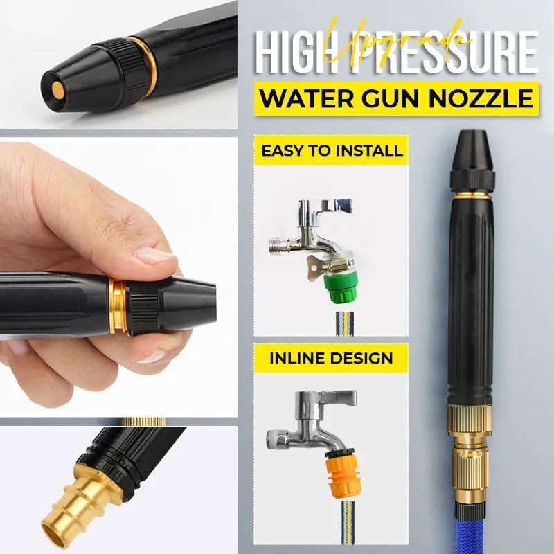Multi-Jet High Pressure Garden Hose Cleaning Nozzle