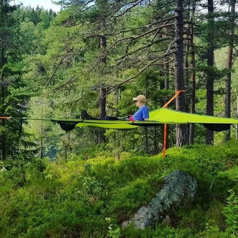 Multi Person Camping Hammock with Three Point Anchor Support