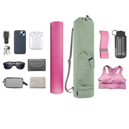Multi Pocket Yoga Mat Carrier Bag with Wet Storage Compartment