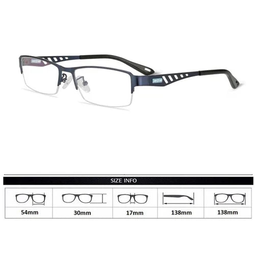 Multifocal Photochromic Reading Glasses Blue Light Filter