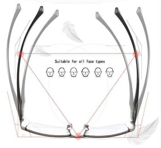 Multifocal Reading Glasses with Blue Light and UV Protection