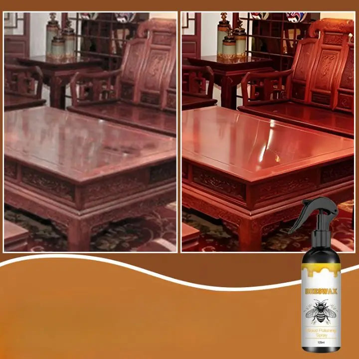 Natural Beeswax Wood Polish Spray