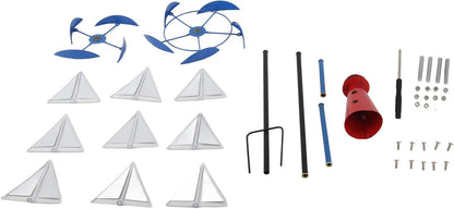 Nautical Kinetic Wind Spinner Metal Garden Sculpture