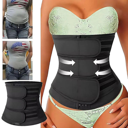 Neoprene Waist Trainer Belt Triple Compression Body Shaper