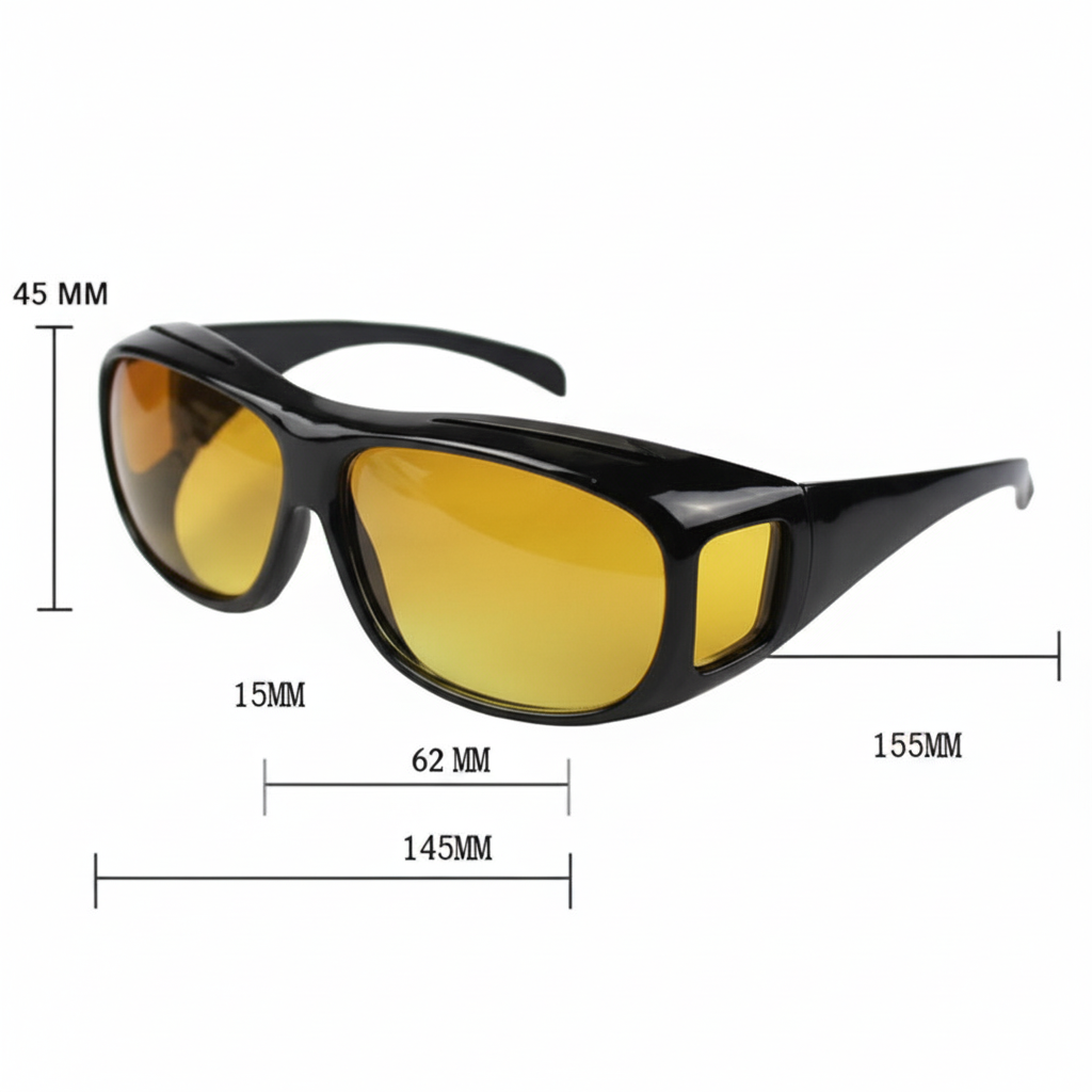 Night Driving Glasses with Polarized Glare Reducing Lenses