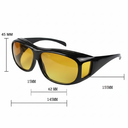 Night Driving Glasses with Polarized Glare Reducing Lenses
