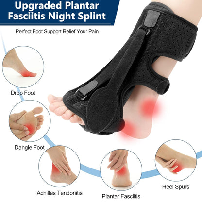 Night Splint for Plantar Fasciitis Adjustable Foot Support Brace