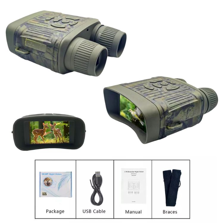 Night Vision Binoculars with Infrared HD Viewing Display