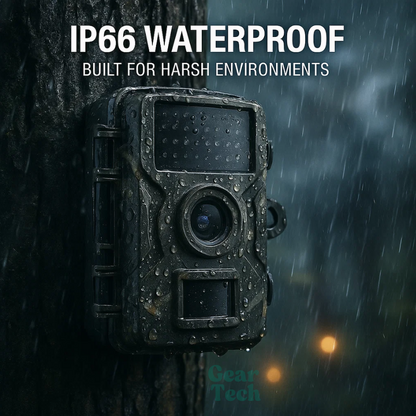 Night Vision Trail Camera with Motion Detection and 1080P Recording