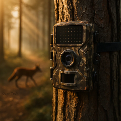 Night Vision Trail Camera with Motion Detection and 1080P Recording