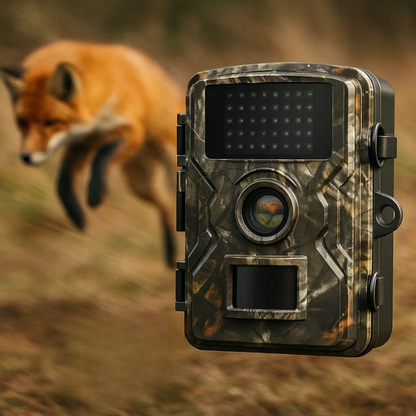 Night Vision Trail Camera with Motion Detection and 1080P Recording