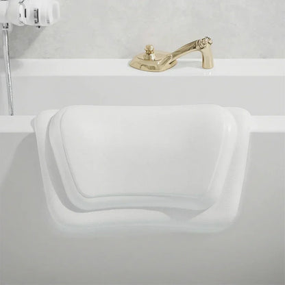 Non Slip Waterproof Bath Pillow with Silicone Foam