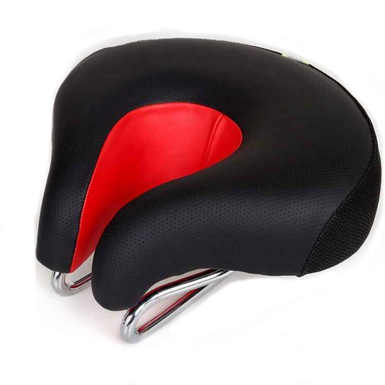 Nose-Less Mountain Bike Saddle With Thick Soft Padding