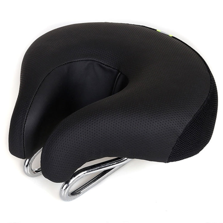 Noseless Bicycle Saddle Wide Comfort Bike Seat with Soft Padding