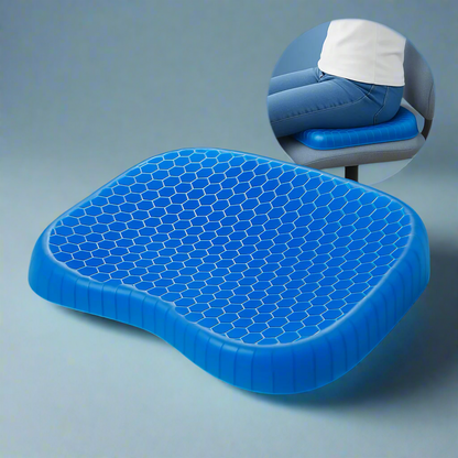 Orthopedic Gel Seat Cushion for Tailbone and Lower Back Support