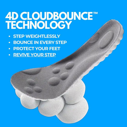 Orthopedic Memory Foam Insoles for Flat Feet with Arch Support