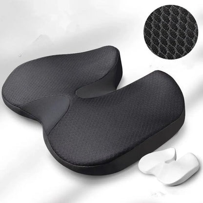 Orthopedic Memory Foam Seat Cushion with Non Slip Base