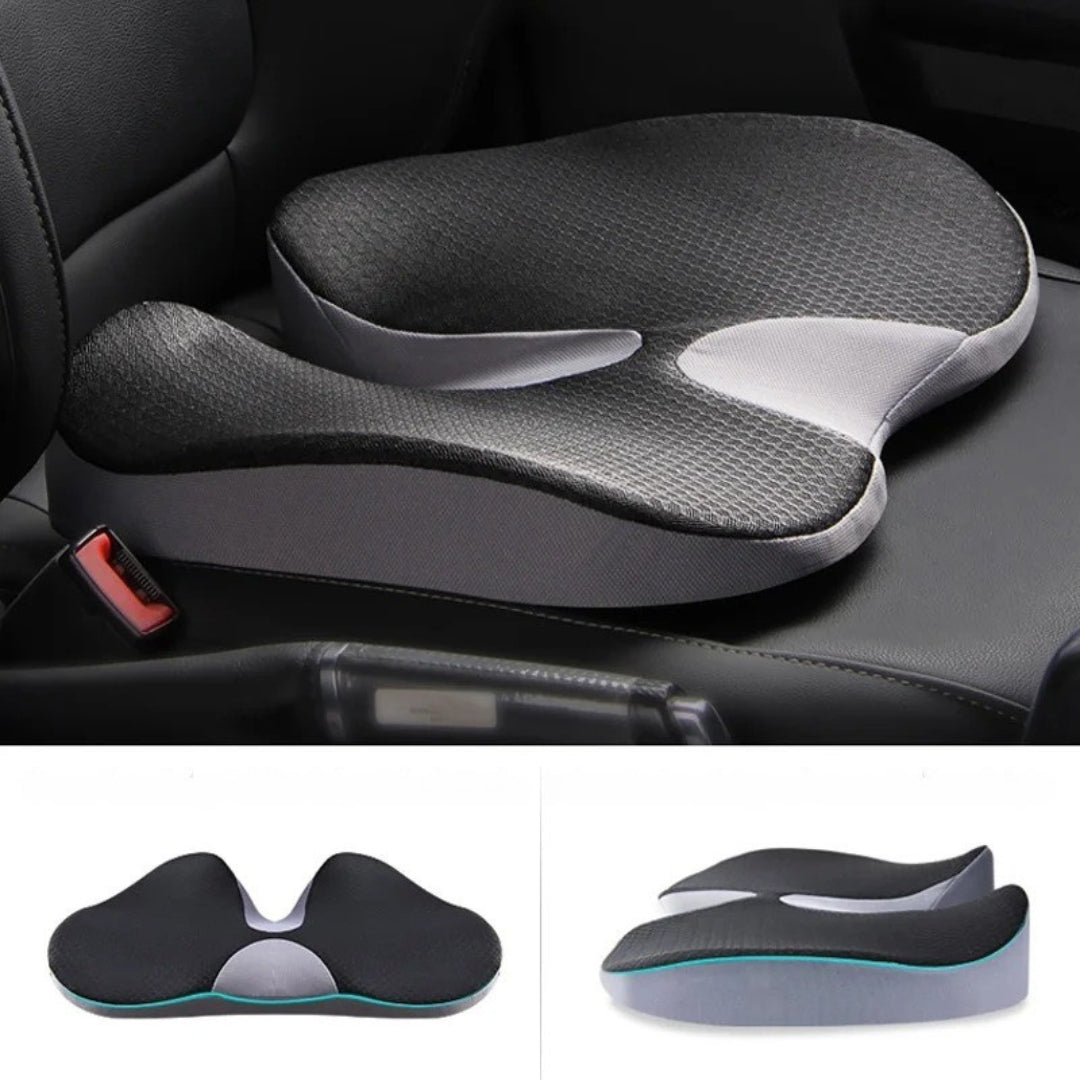 Orthopedic Memory Foam Seat Cushion with Non Slip Base