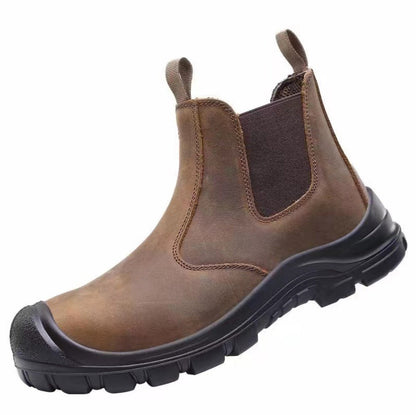 Orthopedic Safety Work Boots with Protective Toe Cap