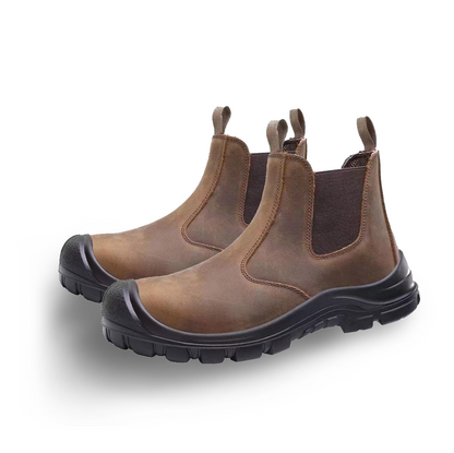 Orthopedic Safety Work Boots with Protective Toe Cap