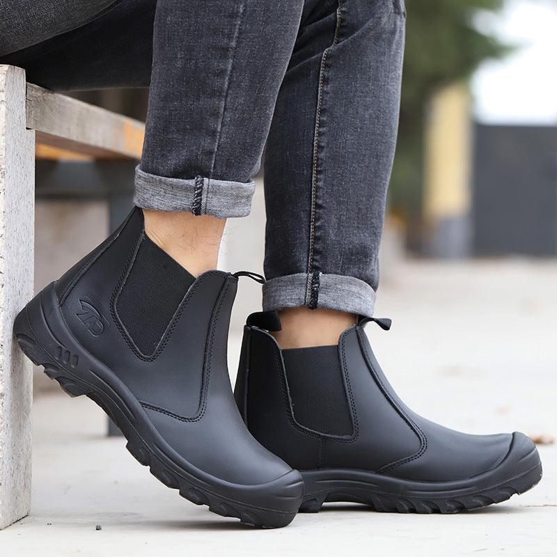 Orthopedic Safety Work Boots with Protective Toe Cap